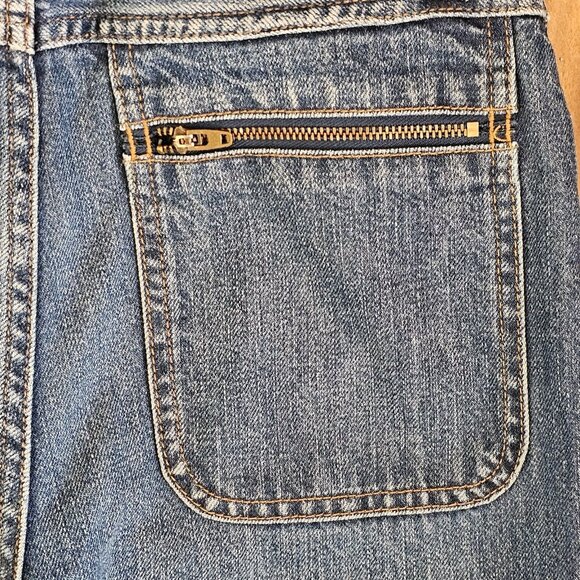 Madewell Size 25 Relaxed Straight‎ Leg Denim Jeans Ankle Length Zipper Pockets - Picture 11 of 15